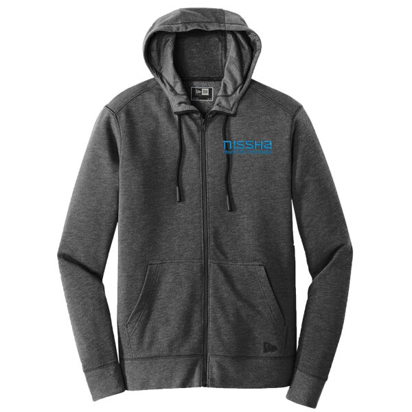New Era Tri Blend Full Zip Hoodie Thumbnail